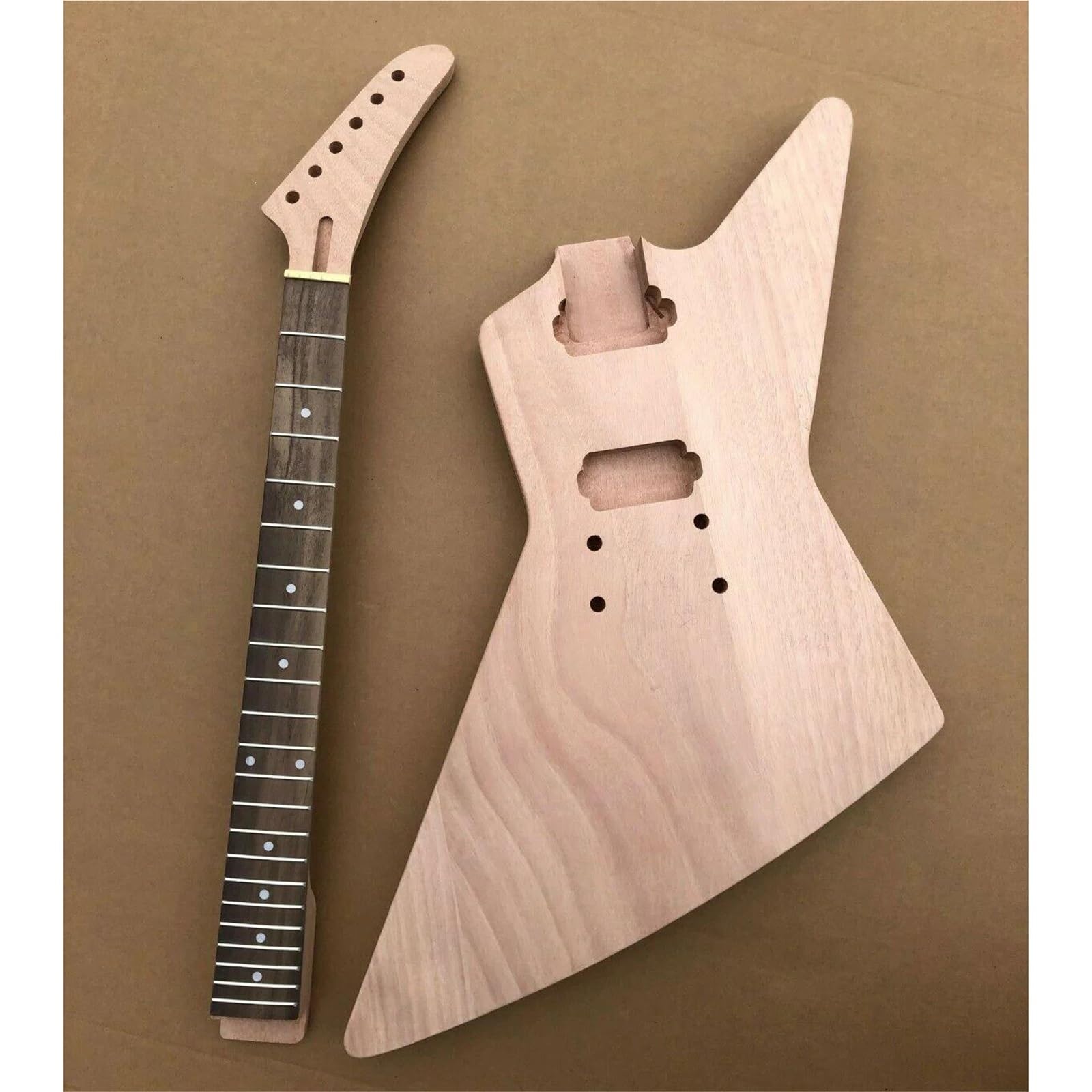 Korpus Gitary Zestaw Gitarowy Banana Head Dot Inlay 22 Progi Gryf Korpus Zestaw W Pięcie(Set1)