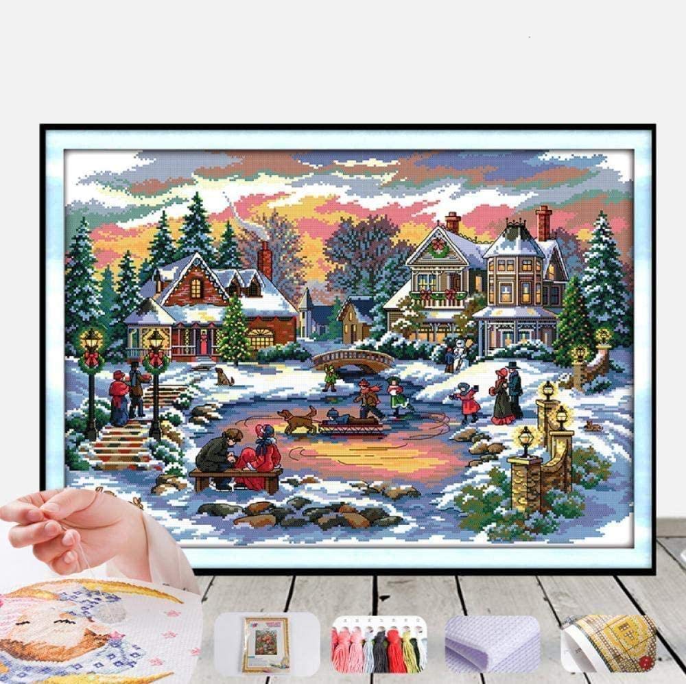 Broderie de Noël point de croix pour vos soirées créatives d'hiver