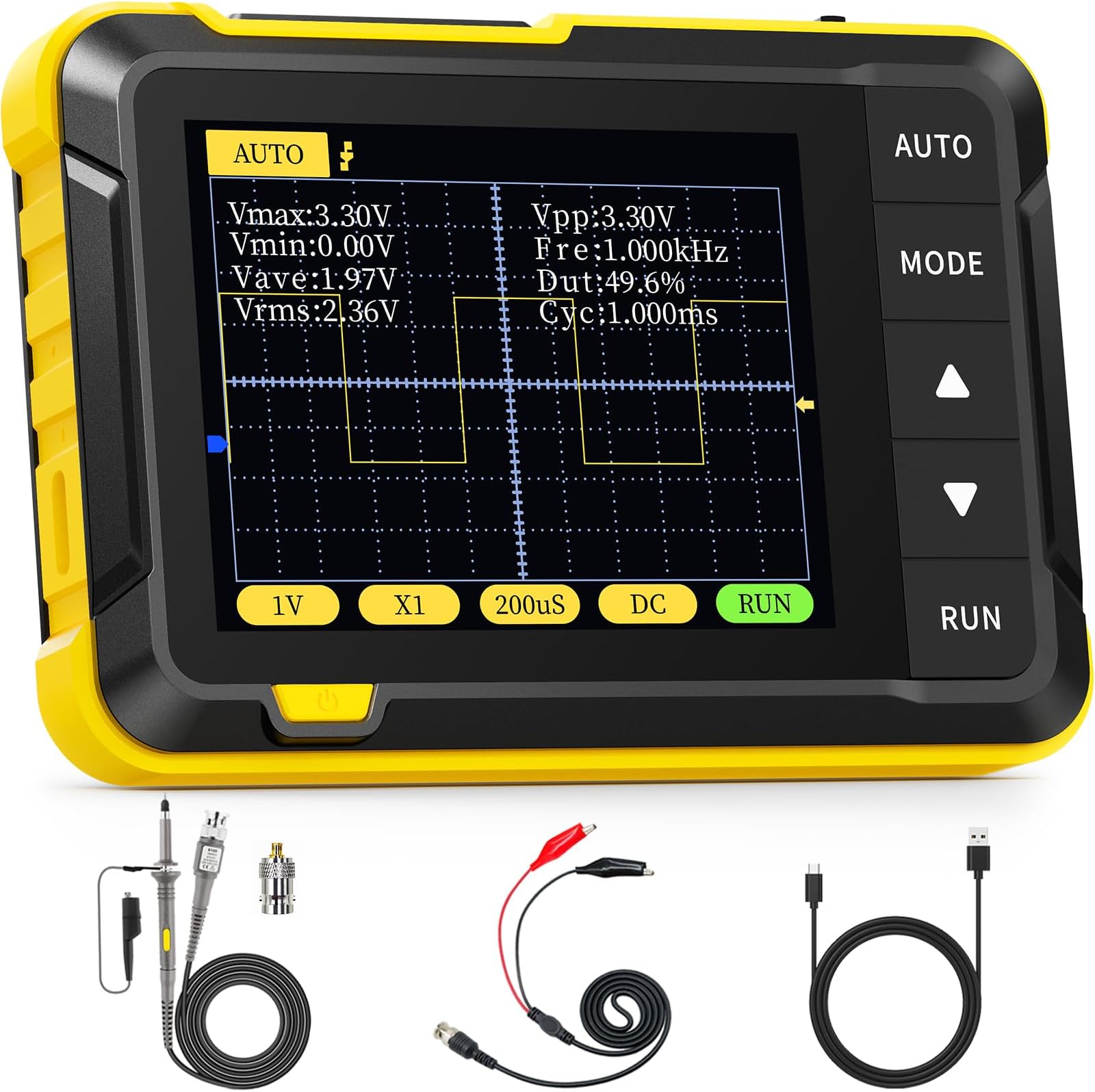 FNIRSI DSO152 Oscilloscope - Portable Digital Oscilloscope Kit