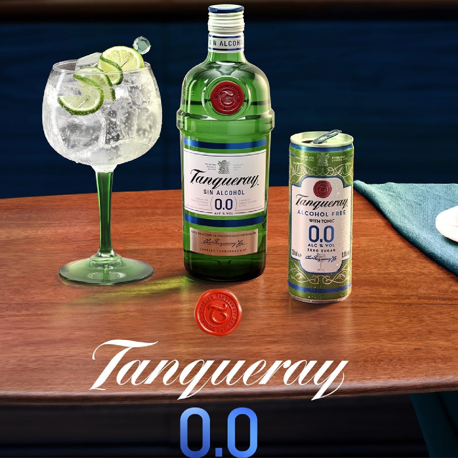 Tanqueray Ginebras 00 y Tonic 250 ml x 12