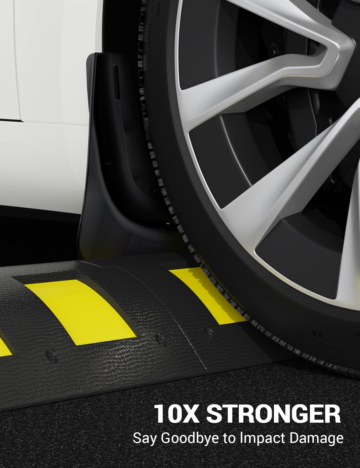 BASENOR 2026 Parafanghi paraspruzzi per Tesla Model Y [Senza Foratura Senza Nastro] [Protezione della Vernice] Protettore per Pneumatici per Tutte le Condizioni Atmosferiche in TPE per Model Y Juniper