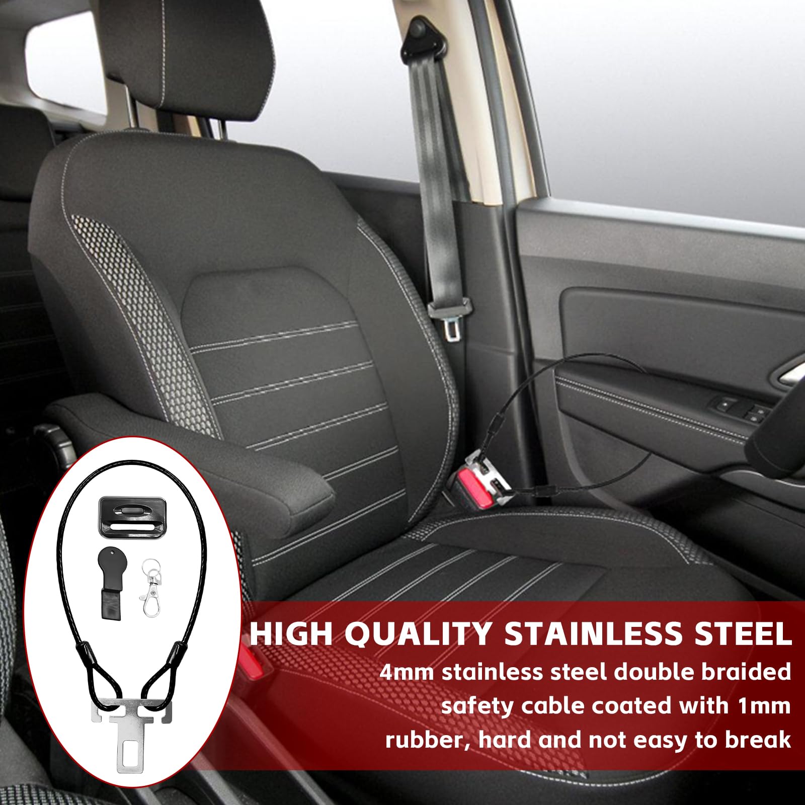Accesorios Antirrobo Para Autocaravanas,2 Piezas 60 cm Antirrobo Coche,Autocaravanas Y Coches,Bloqueo Volante Para Furgonetas,Ajuste Universal,Accesorios Para Caravanas De Camping