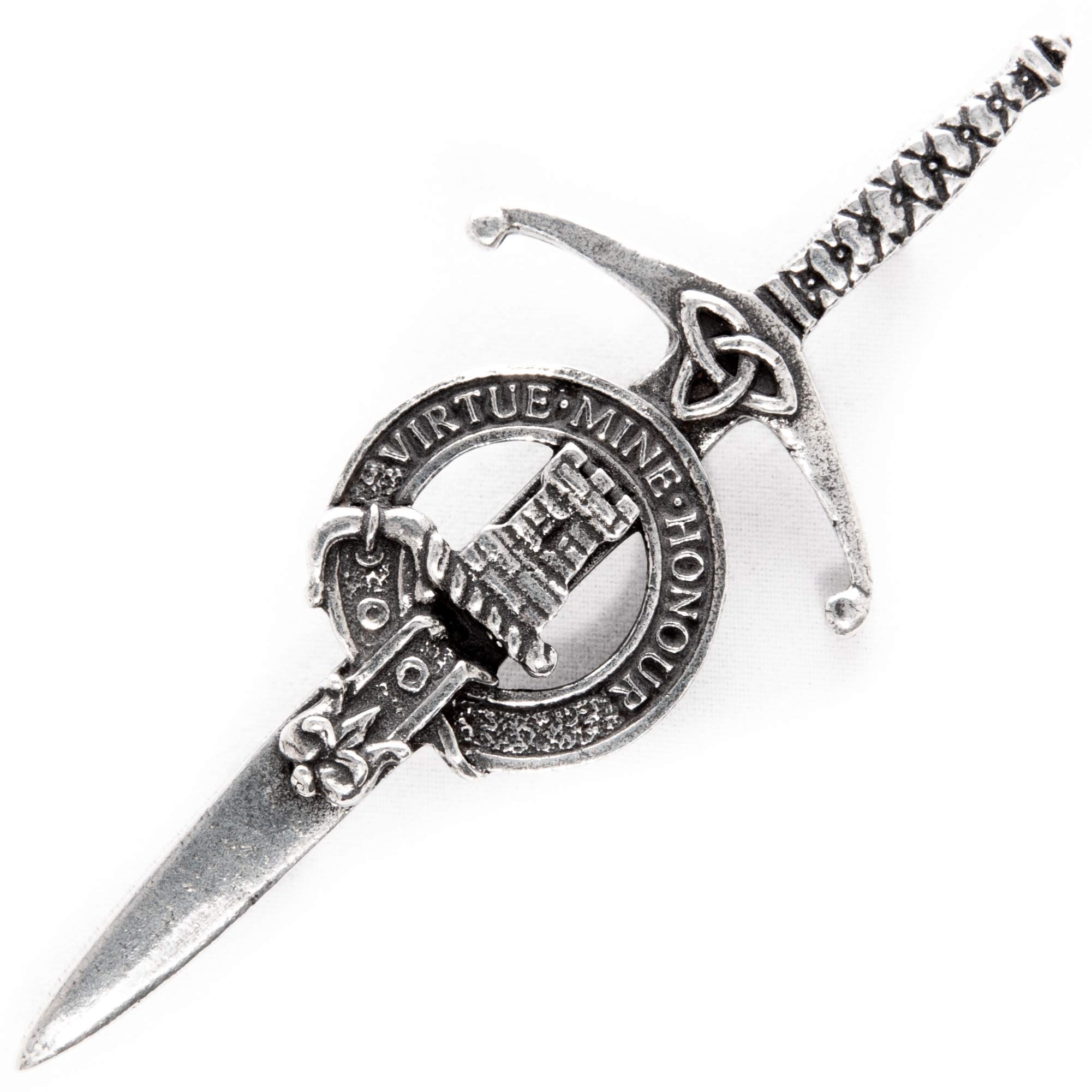 MacLean Scottish Clan Crest Kilt Pin Made in Scotland