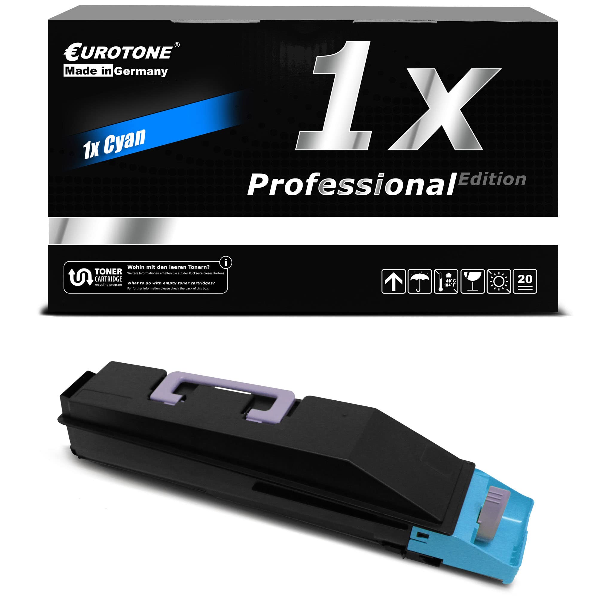 Cartouche cyan EuroPro alternative Utax 652511011 pour des graphiques nets - 6