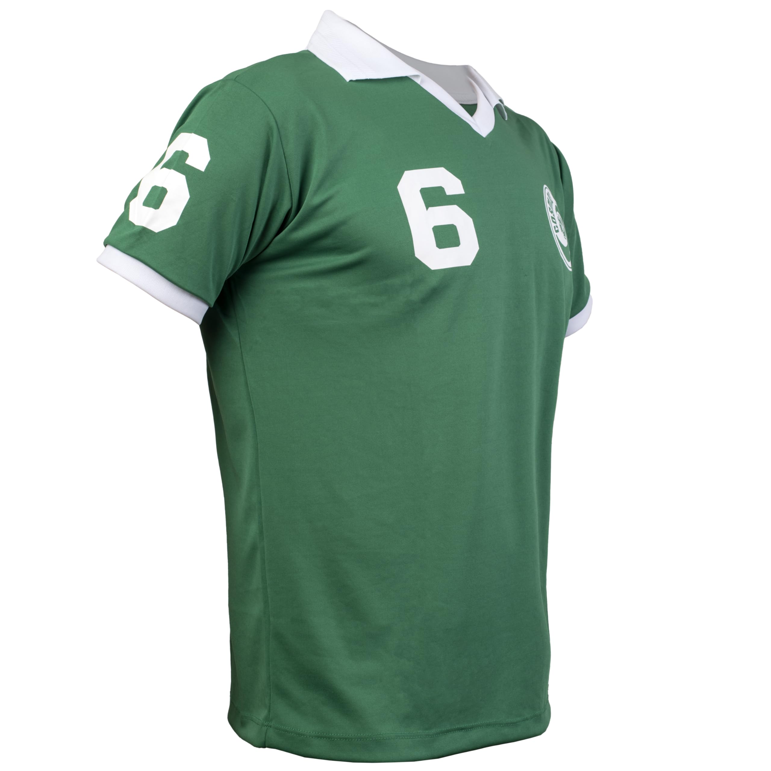 JL Sport Franz Beckenbauer Retro NY Cosmos USA Football League - Camiseta número 6 para niños, color verde