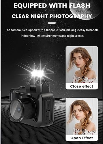 Miniatura 6 de Mini cámara con llavero, el amigo de bolsillo HD más pequeño del mundo, cámara de fotos y video KeyCam con 6 filtros, duración de la batería de 100