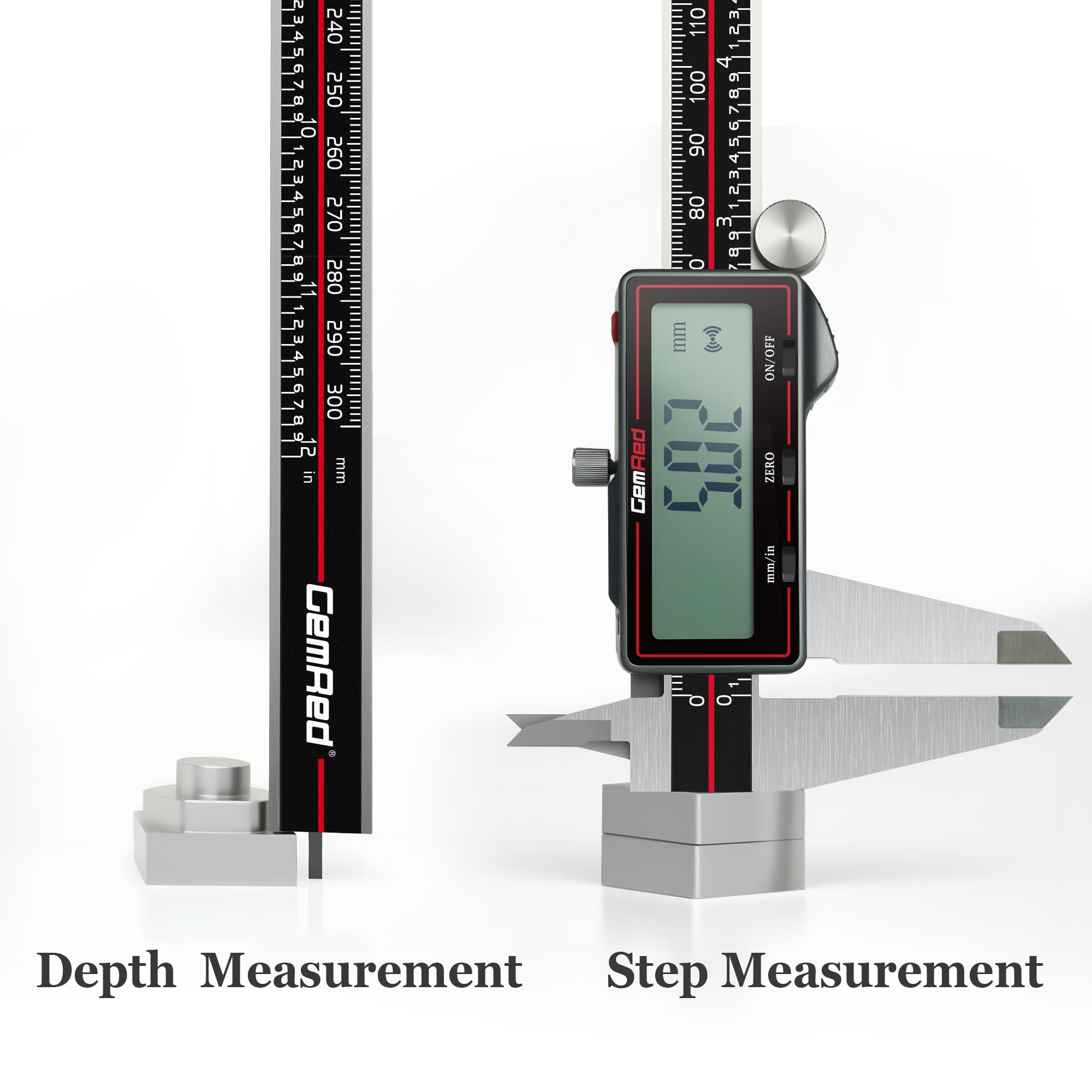 GemRed Digital Calipers - Precision Measurement Tool -5
