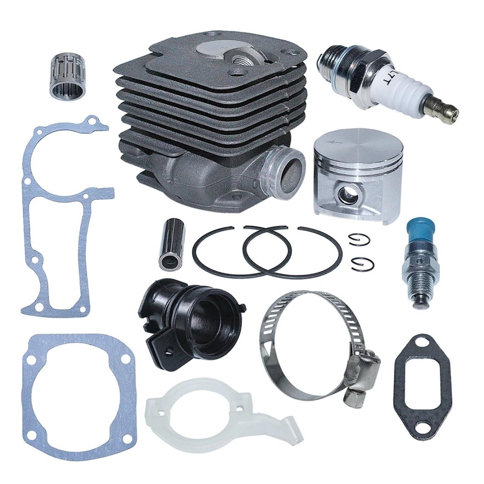 Zestaw Końcówki Cylindra O Dużej Średnicy 52 Mm, Piły Łańcuchowej Pasujący Do 362 365 371 371XP 372 372XP Głowice cylindrów Zestaw Tłoka Cylindra