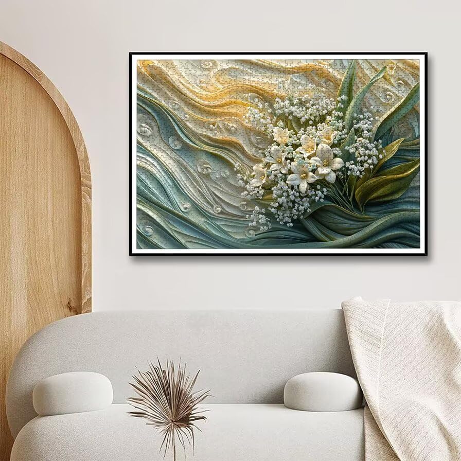 Puzzle 1500 Piezas Flor para Adultos, Puzzle Paisajes de Madera con Caja Regalo para Adultos, Rompecabezas Desafiante para Toda la Familia, Rompecabezas para Regalo Mujer y Home Decoration, -5713