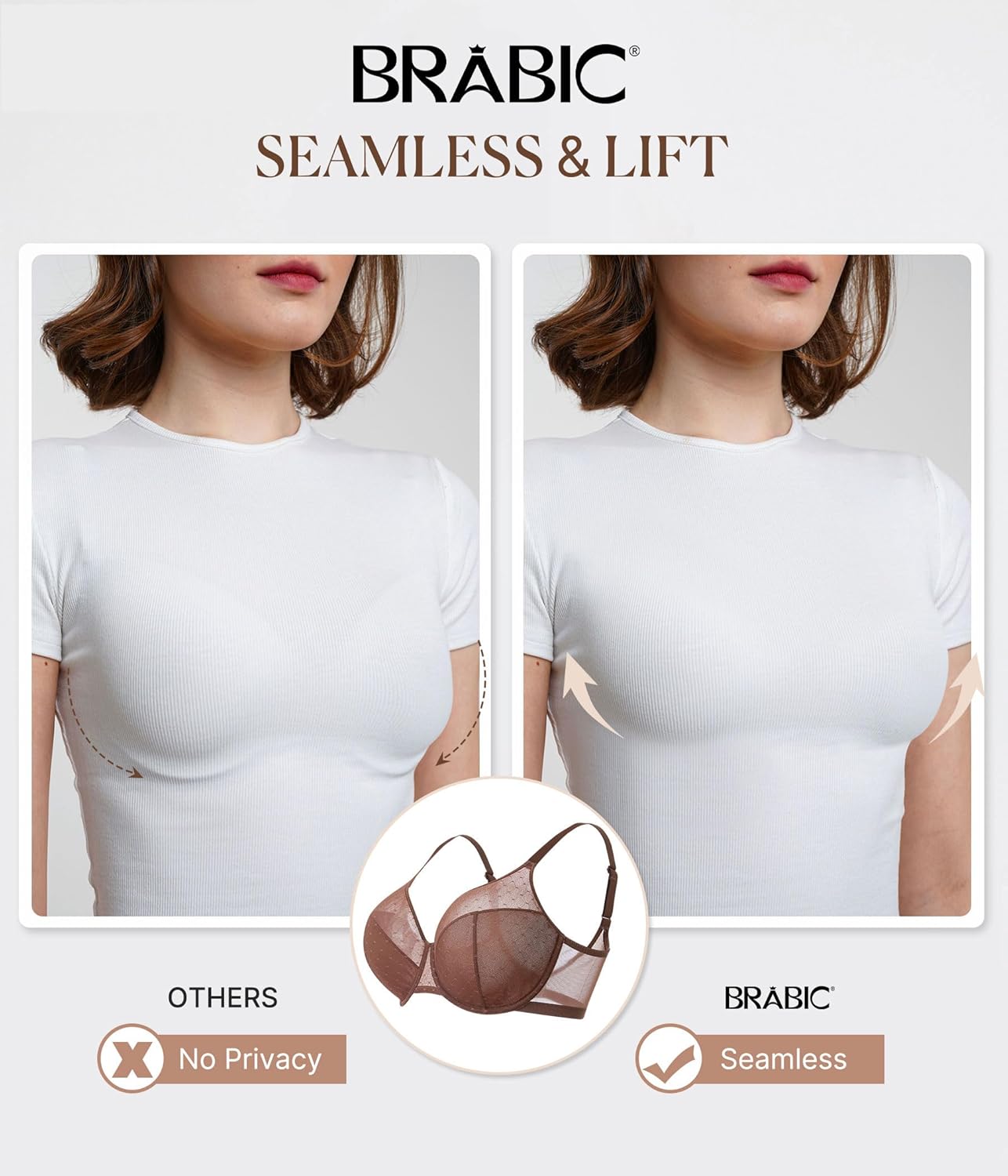 Minimizer Bras for Women Full Coverage Plus Size Bras with Underwire Support for Large Breasts - Image 6