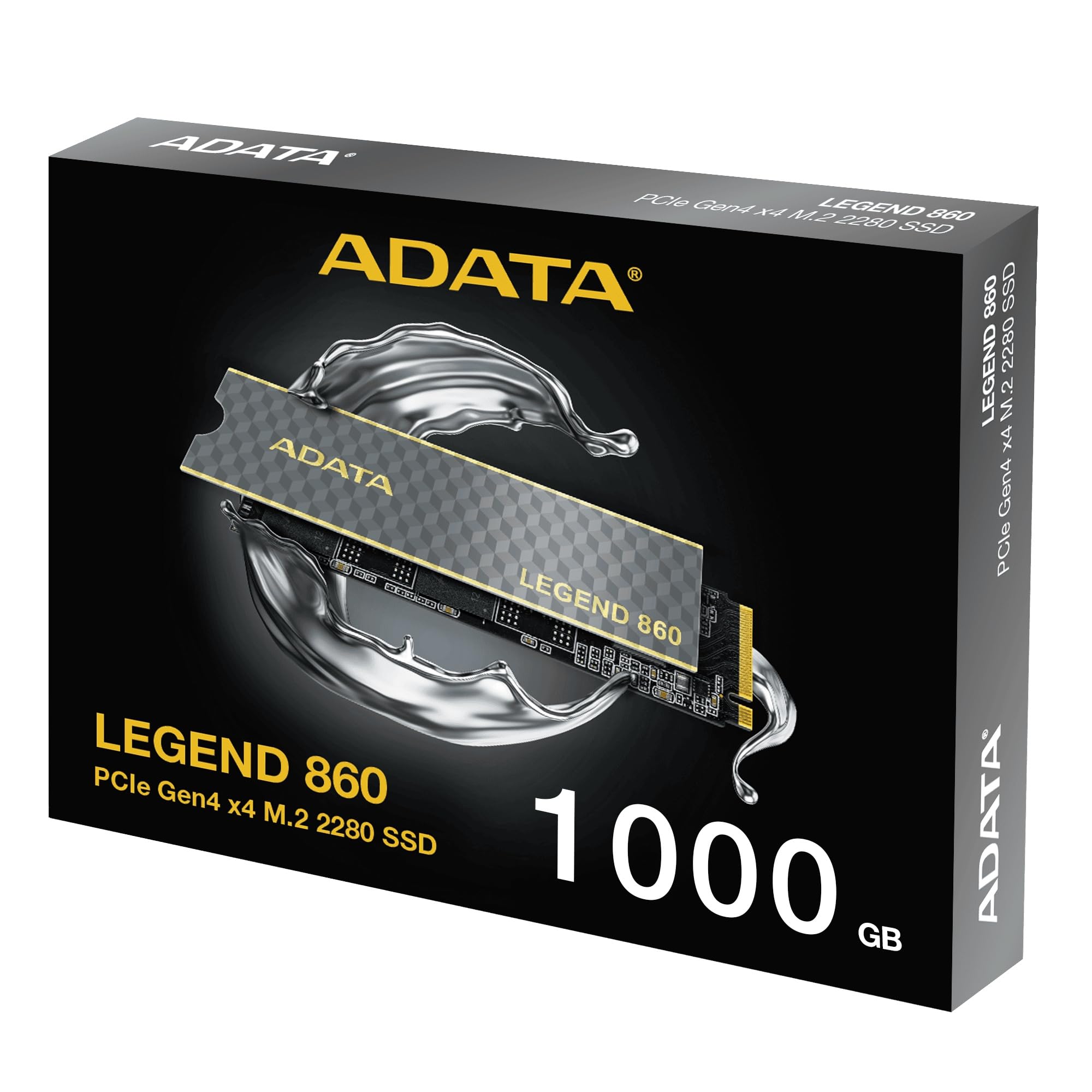内蔵型SSD adata ssd 1TB M.2 2280 1000GB PCIe Gen4 ADATA Legend 860 PCIe Gen4 x4 M.2 2280 SSD - 1TB NVMe Internal
