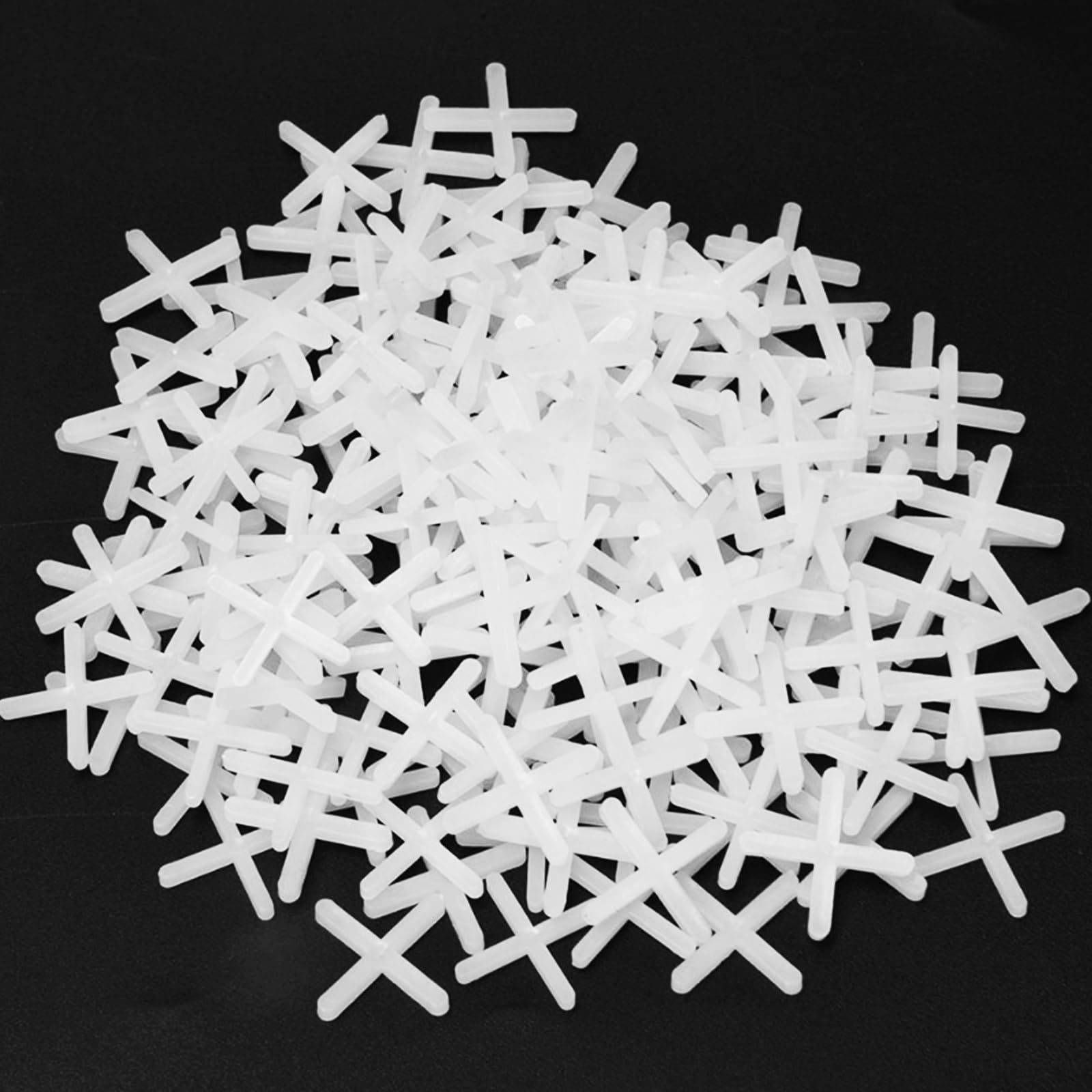 Hdxh White 300Pcs Tile Spacers,Tile Spacers 2Mm, Plastic Cross Tile Gasket,Tile Spacers,2Mm Tile Spacers For Accurate Tile Positioning Diy Paving Tiling Wall Tiler Garden Slabs(White)