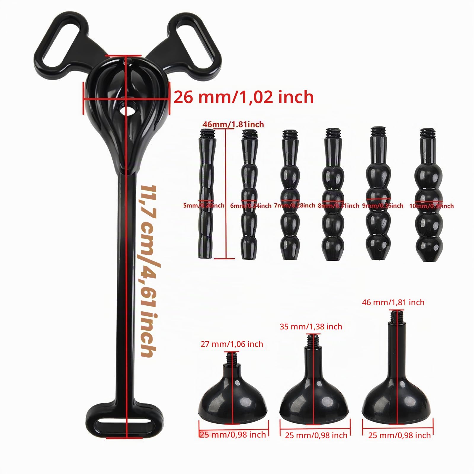 Cage de Chasteté pour Pénis Inversée Sex Toys Sissy Cage Chastetée avec 3 Bacs à Urine et 6 Cathéters Jouet Adulte Chastity Cage Man en ABS avec Ceinture pour Exercer le Pénis (Pink,B)