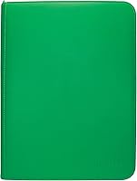 Vista 1 de Ultra PRO - Carpeta PRO-Binder con 9 bolsillos con cremallera (verde): Protege hasta 360 tarjetas coleccionables intercambiables, tarjetas