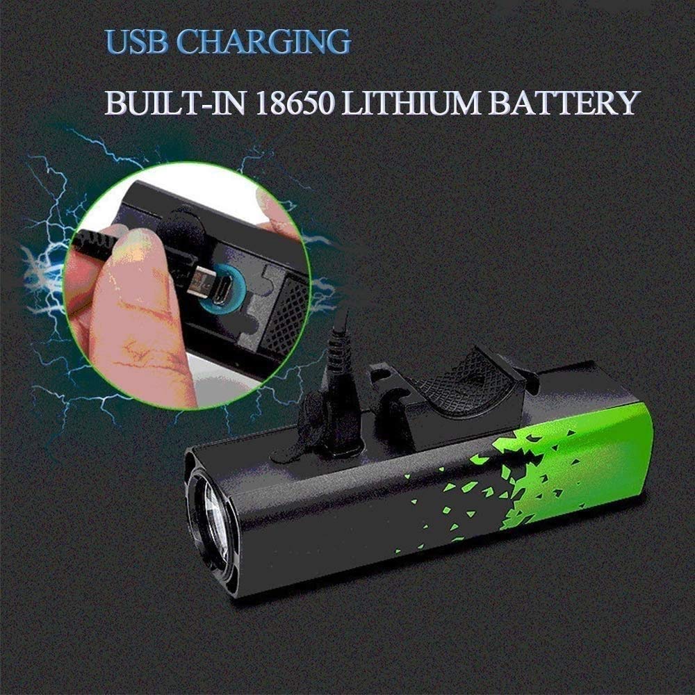 600 Lumen Bike Light □ 5 Modos □ Compacto y Duradero □ Impermeable □ Faro Recargable USB □ para Carretera, montaña, Bicicletas de cercanías