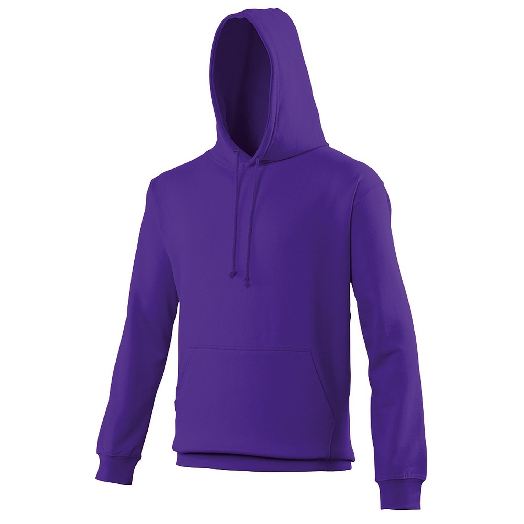 Just Hoods Unisex Violet Hooded Sweatshirt College