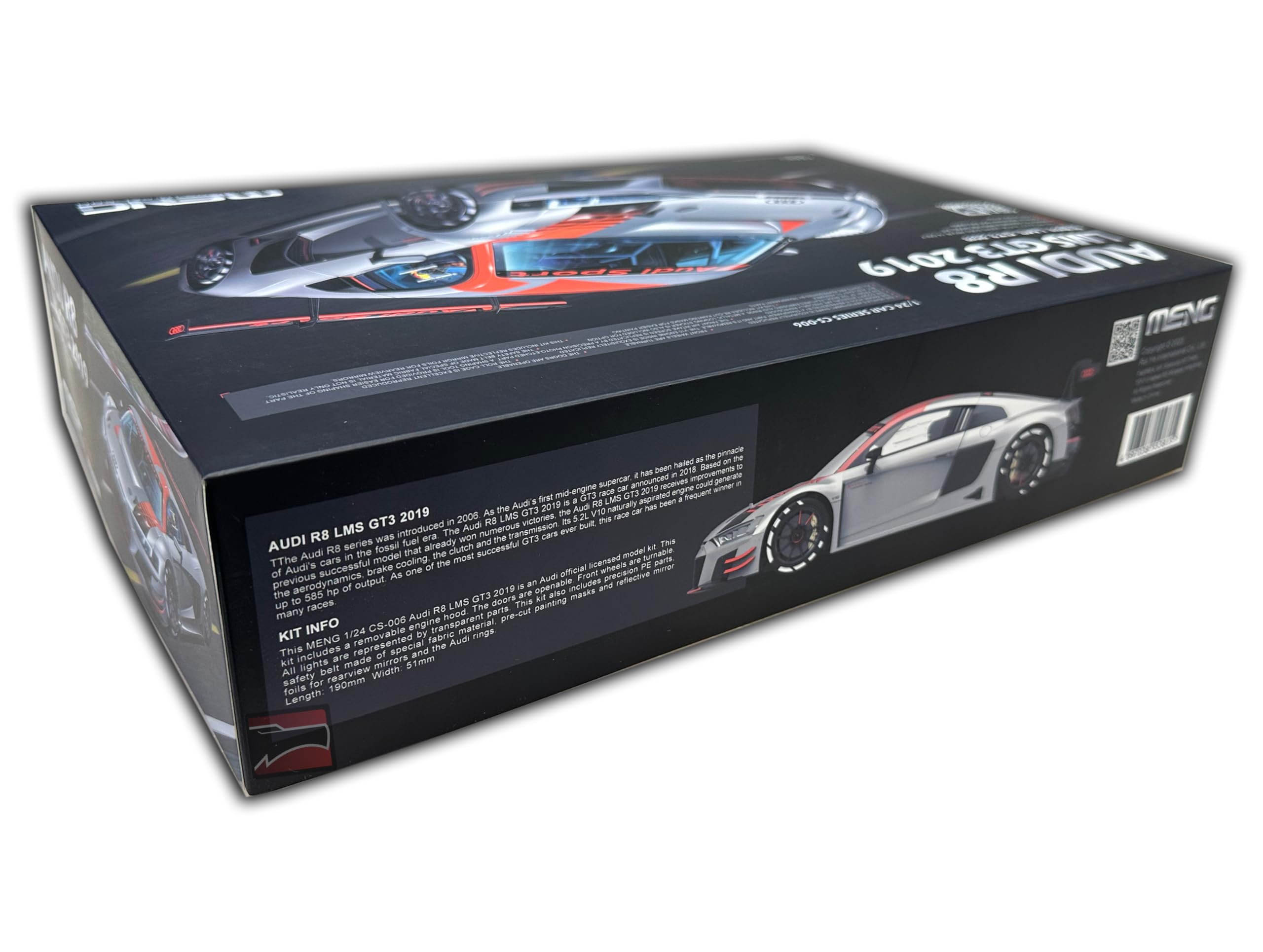 Meng Model 1:24 - Audi R8 LMS GT3 2019, Unpainted, Mittel - Image 3