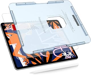 Silkfeel Matte Glass Screen Protector Compatible with iPad Pro 12.9 (2022) & iPad Pro 12.9 (2021/2020/2018) [Touch Like Silk] [Auto-Alignment Tool] [EZ Kit] [Compatible with Apple Pencil]