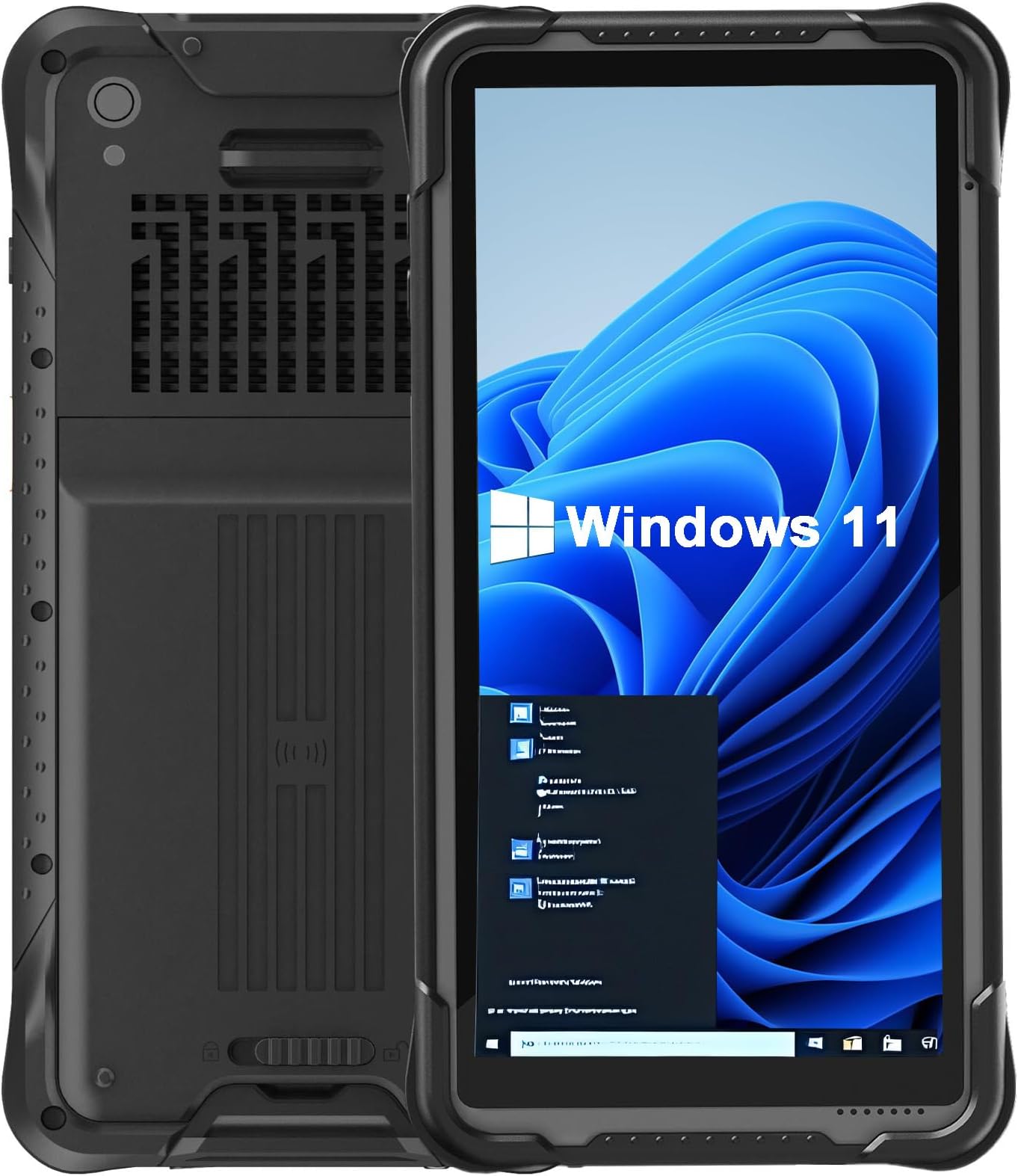 Vanquisher 6.5-inch Rugged Tablet PC, Windows 11 IOT Enterprise OS, Handheld PDA with Honeywell N4680 Barcode Scanner, NFC, GPS, 8GB RAM +128GB, for Enterprise Mobile Applications