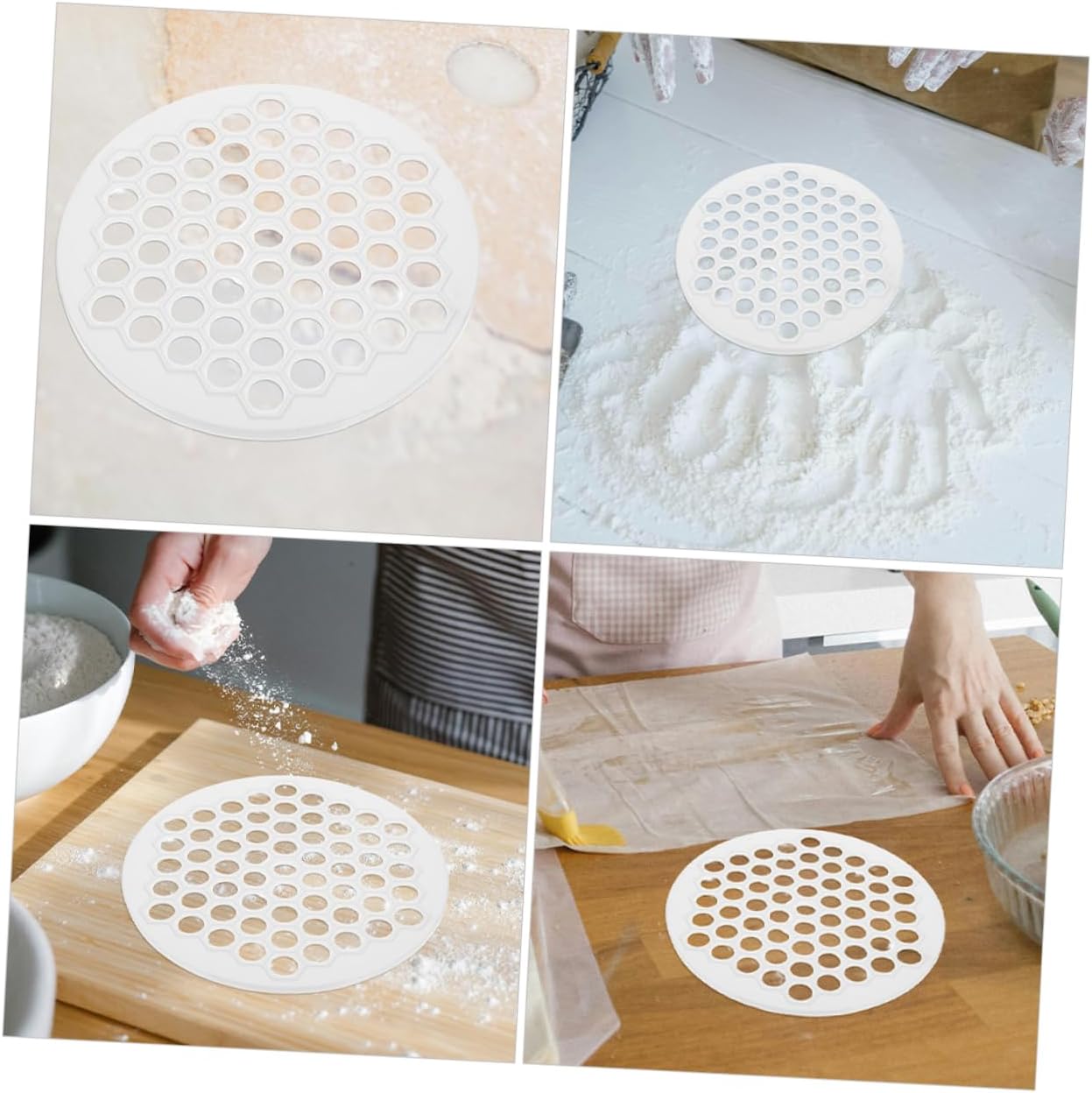 Mobestech 2Pcs Dumpling Maker Mould Manual Ravioli Cutter Tool for Pierogi Convenient Kitchen Gadget for Dumpling Making for Home Cooking and Gatherings