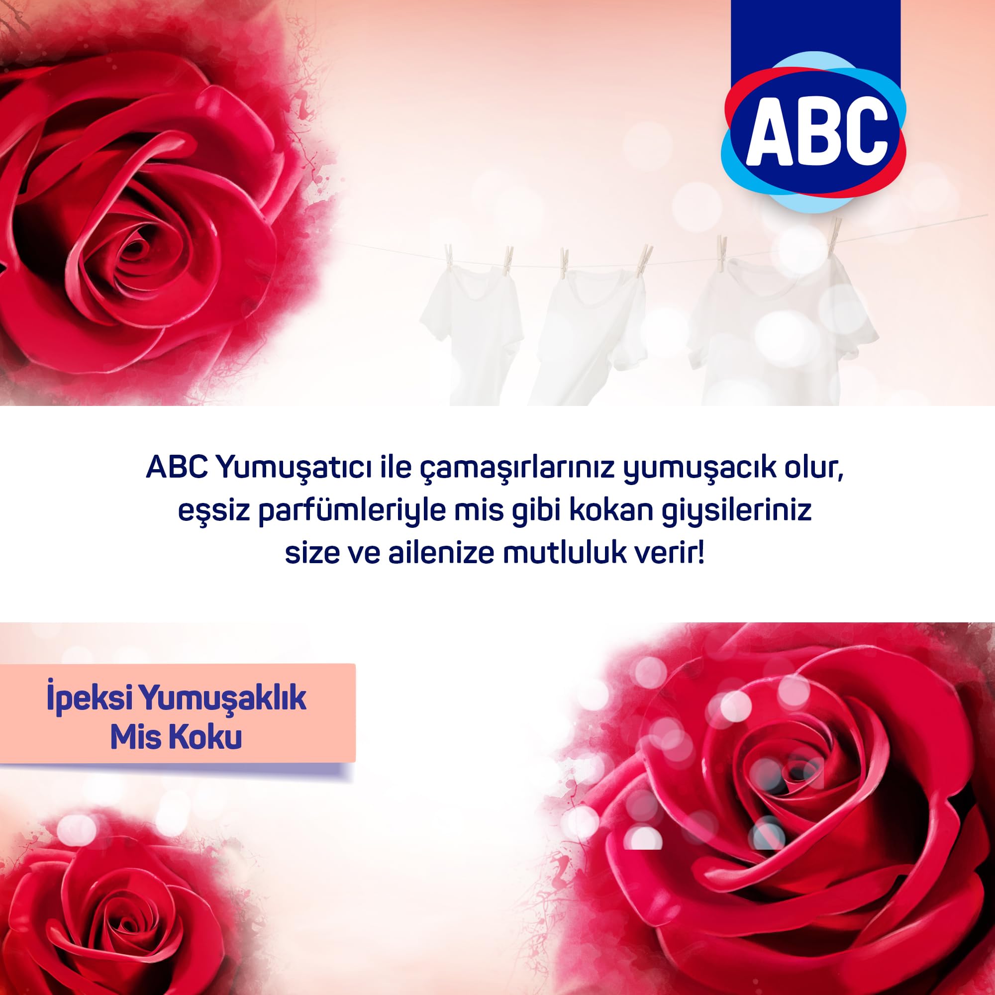 ABC DETERJAN Soft Aşk (Kırmızı) 5 L