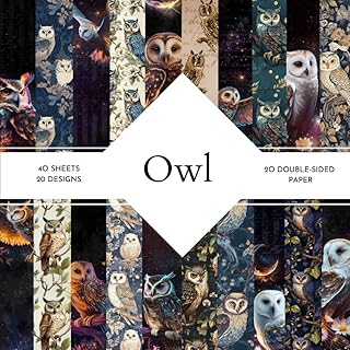 28 Handmade Owl Decor Ideas For Whimsical Homes 50 Owl Scrapbook Paper: | 8,5 x 8,5 size | 40 patterned double sided sheets...