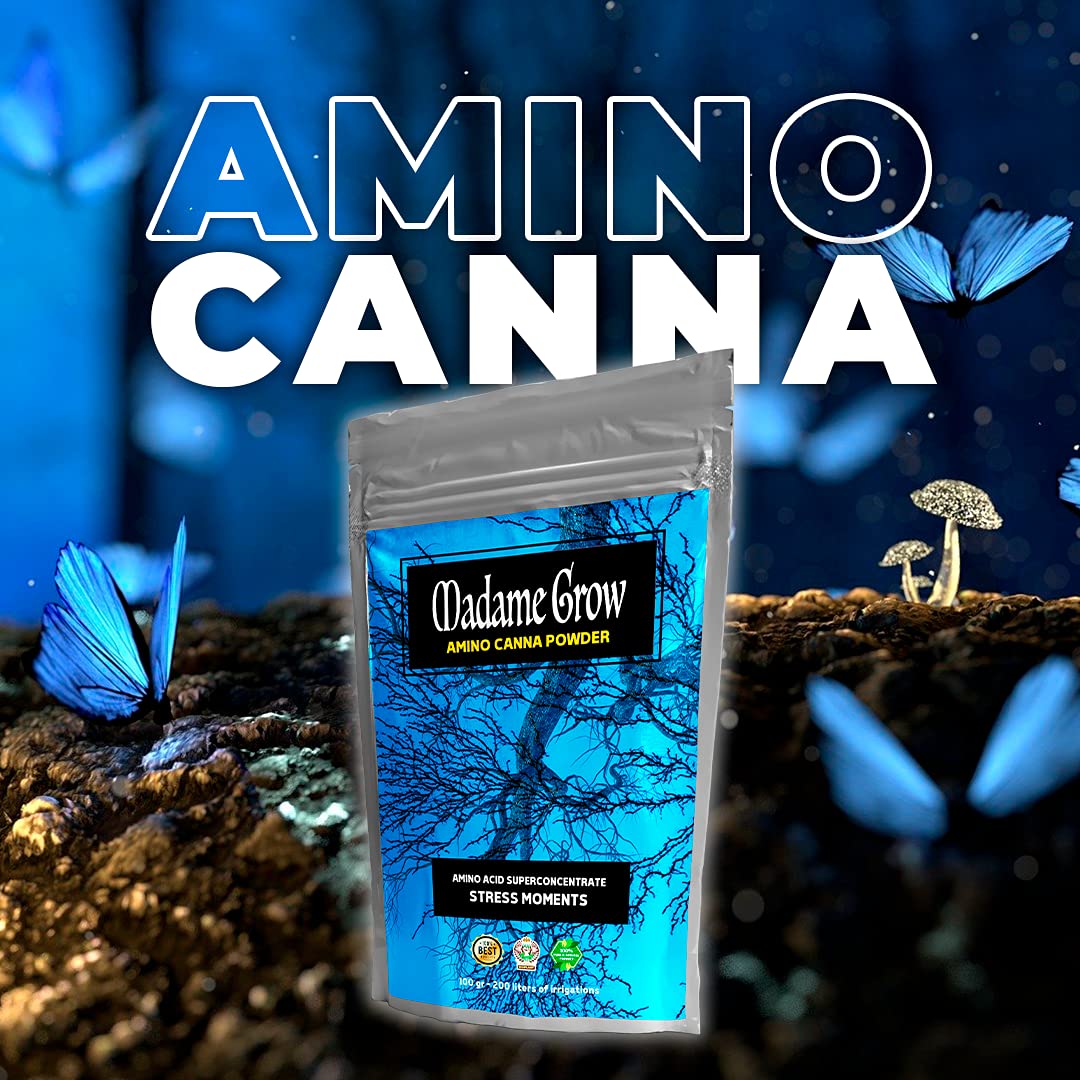 SIX PACK POWDER - Fertilizzanti Bio in polvere - idrosolubili in acqua - Piante Terapéutiche - Guano, crescita, Florazione, Energia e Micorza (500+3x100+50+30 g)