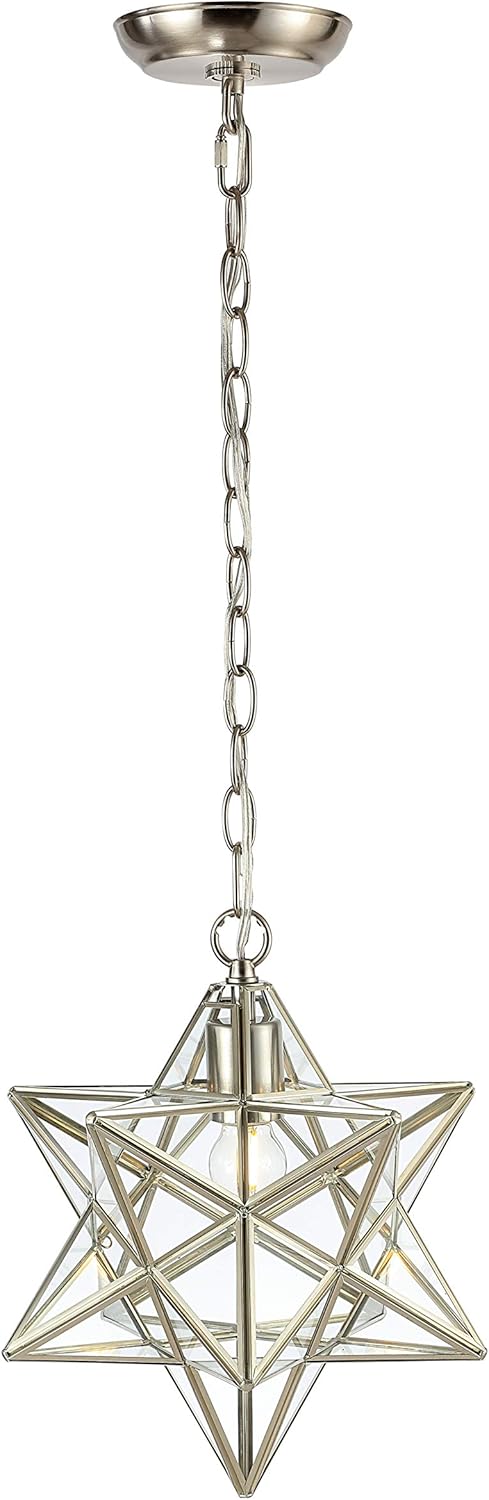 Best Deal JONATHAN Y JYL9072C Stella 12 Moravian Star Metal/Mercury Glass LED Pendant Glam Dimmable for Kitchen Hallway Bathroom Stairwell, 1 Bulb, Nickel Best Quality π₯ JONATHAN Y JYL9072C Stella 12 Moravian Star Metal/Mercury Glass LED Pendant Glam Dimmable for Kitchen Hallway Bathroom Stairwell, 1 Bulb, Nickel