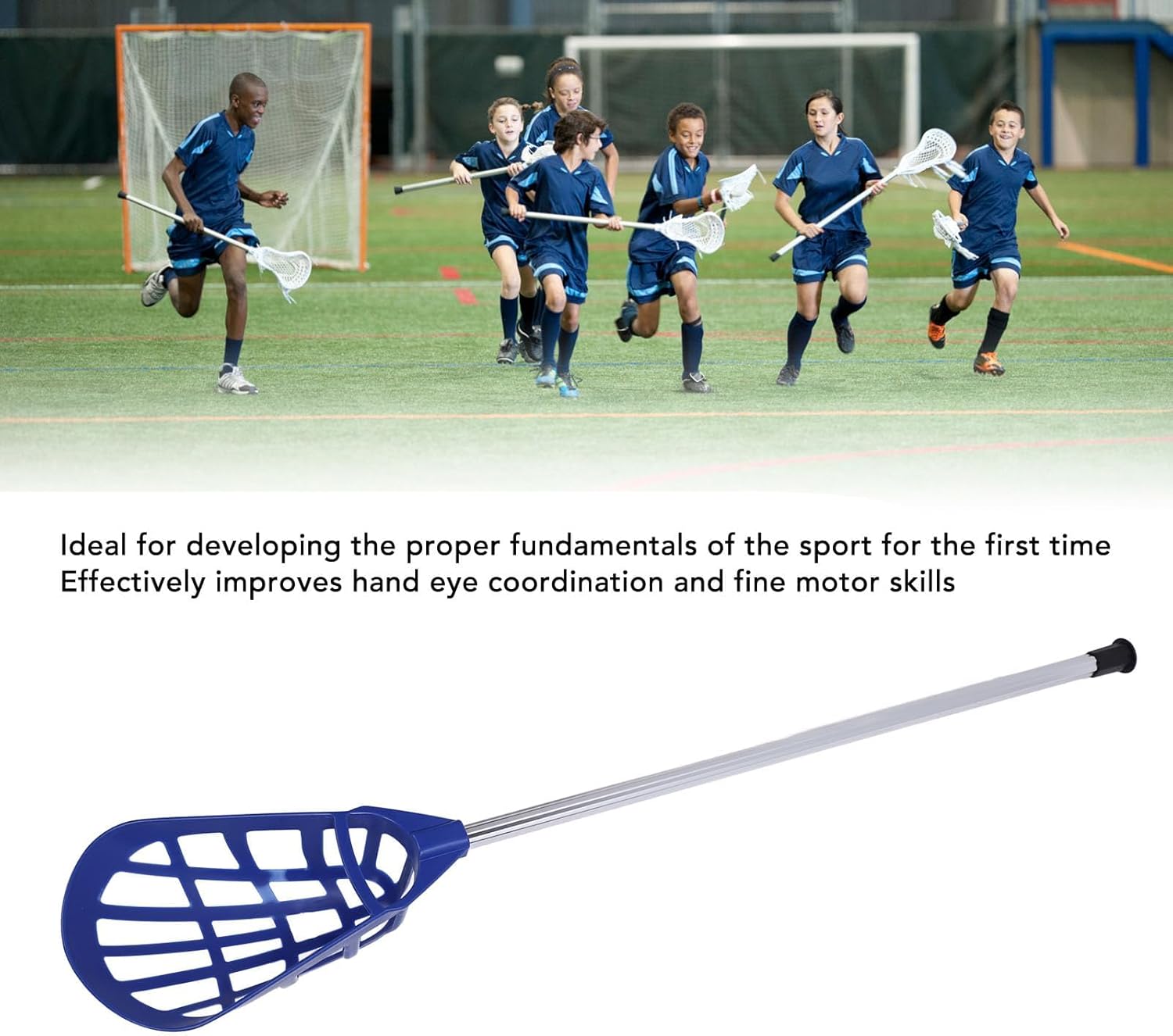 Lacrosse Stick, Aluminum Alloy Training Stick for Prime Lacrosse Club, Lightweight and Portable Professional Design Lacrosse Stallion