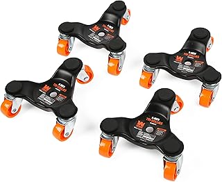 WEN DL6300 6-Inch 300-Pound Capacity Furniture Moving Tri-Dolly Set (4 Pack)
