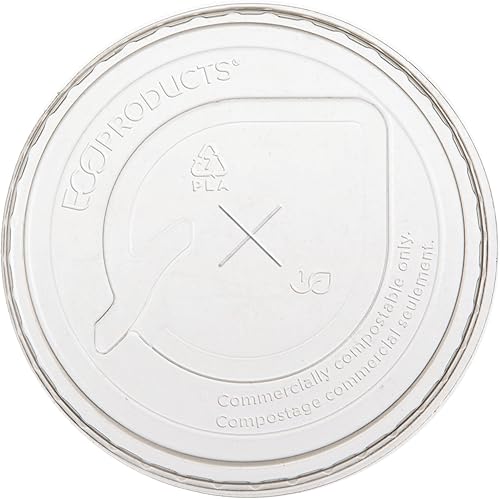 Eco-Products, Inc GreenStripe - Vasos para bebidas frías, Transparente, 1000