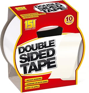 Desconocido TT1014 Double Sided Tape - Strong and Reliable, 10 Metres