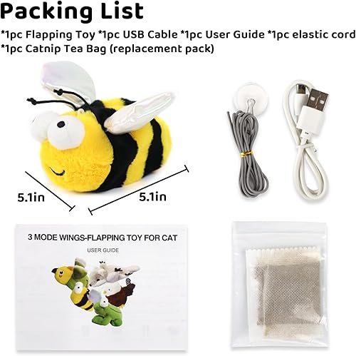 Miniatura 2 de Juguete para gatos con hierba gatera activada al tacto, juguete interactivo para interiores para todas las razas de mascotas, juguetes de peluche