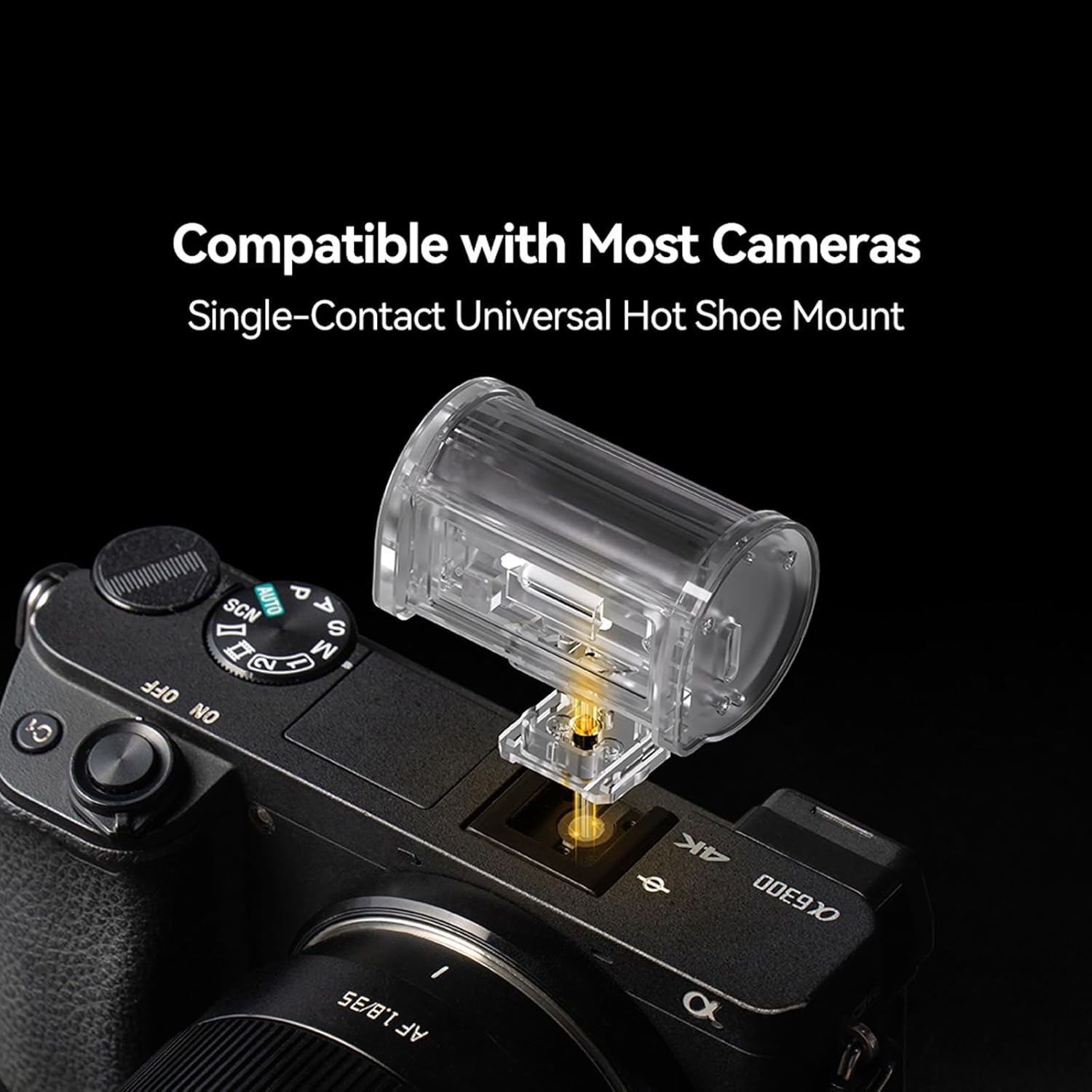 TTARTISAN M01 Mini Speedlite Camera Flash with J01 Wireless Flash Trigger, Range 3m, GN12, 5600K ±200K, Built-in Battery, 4 Power Levels, Hot Shoe Fill Light for Canon, Fuji, Sony, Nikon, Leica