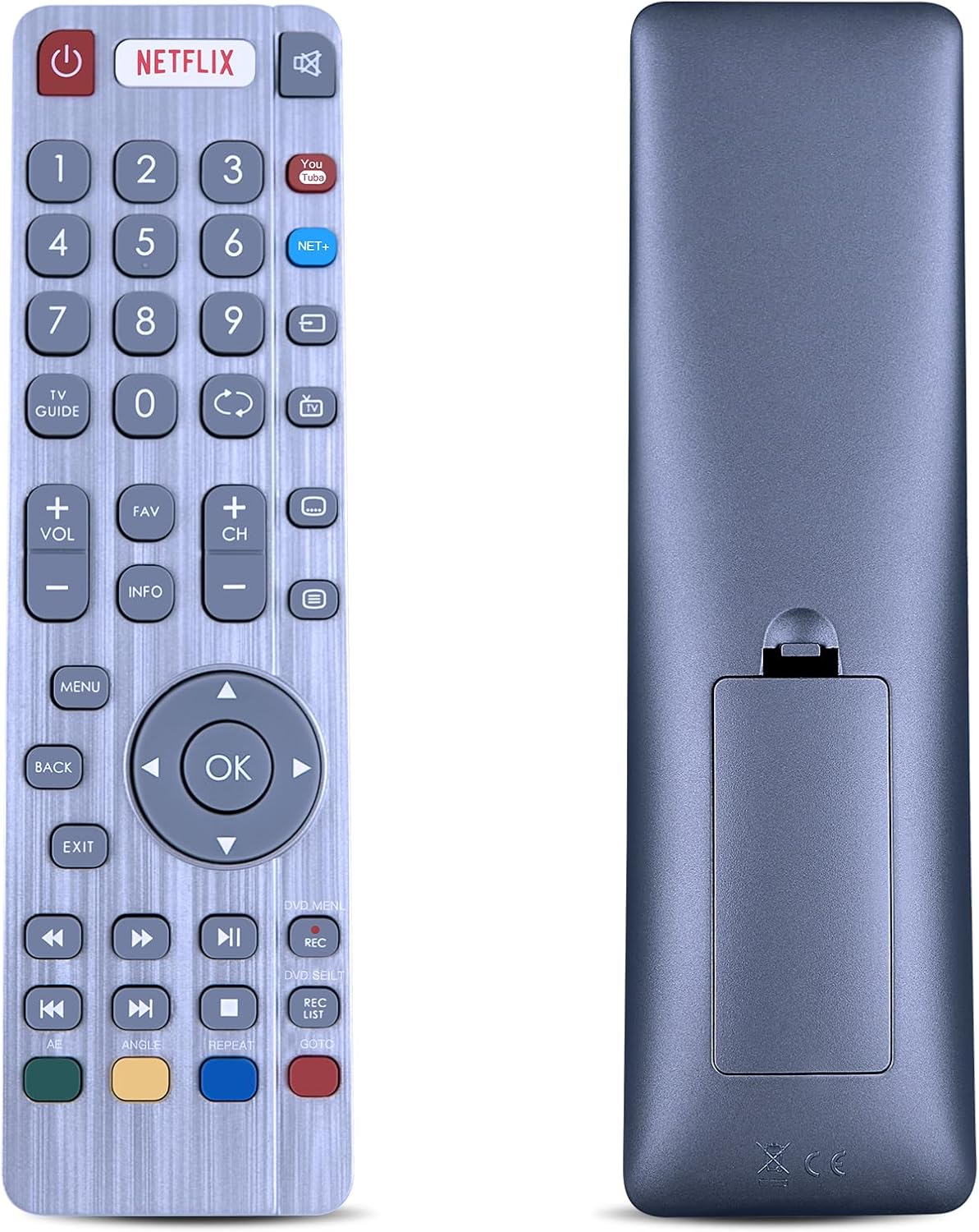 Telecomando Ricambio SHWRMC0116 Per TV Sharp Aquos 3D HD Smart – Compatibile Con LC-32CHG LC-43CUG LC-49CUG E Altri - 3