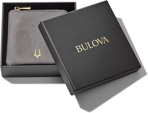 Miniatura 4 de Bulova Pulsera de puño clásica de acero inoxidable con diamantes para hombre