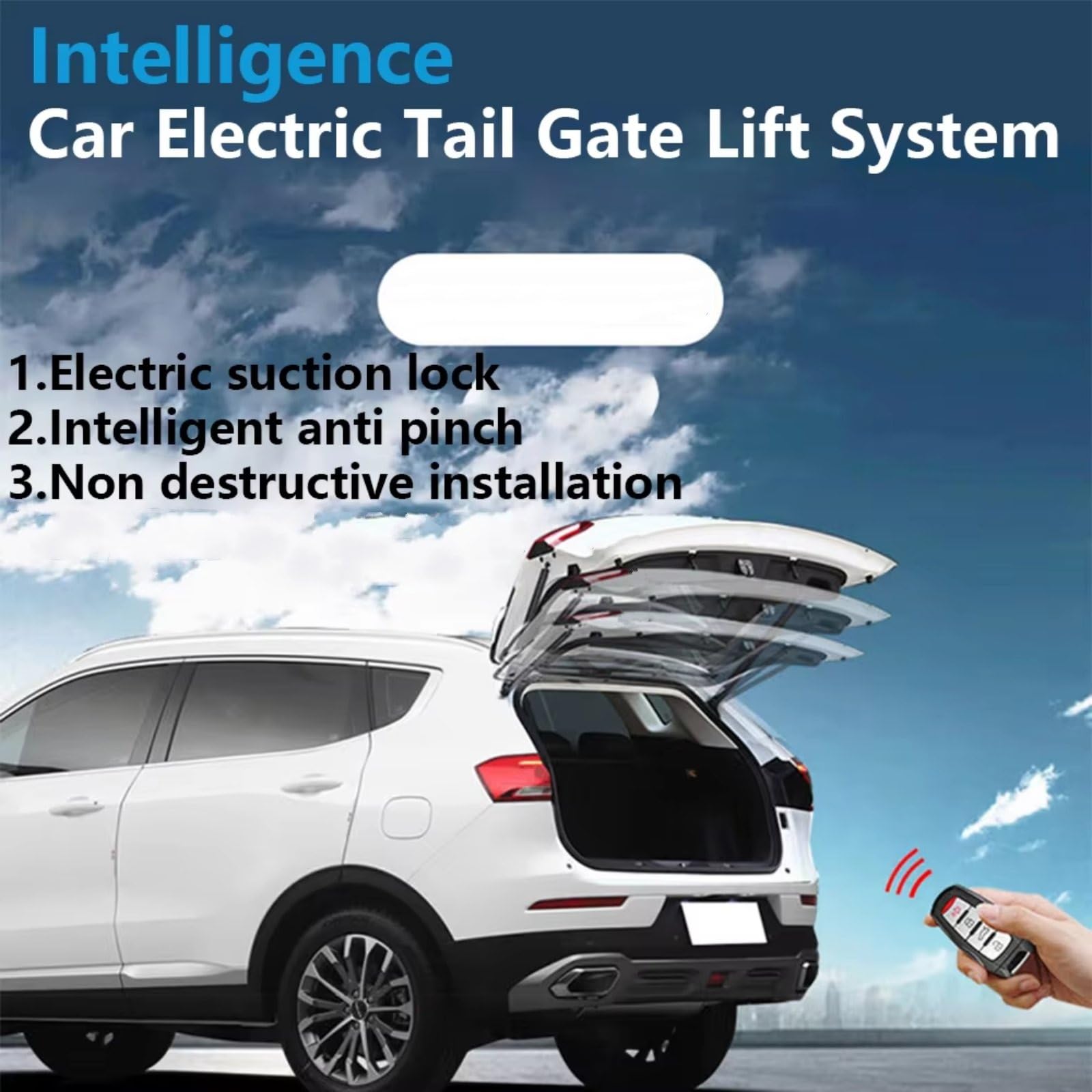 Elektrische Heckklappe Gas Strut Für Mitsubishi Für ASX Für RVR Für Outlander Sport Heckklappe Schwanz Tor Lift Prop Unterstützung Power Hinten Tür Strebe(No Foot Sensor)