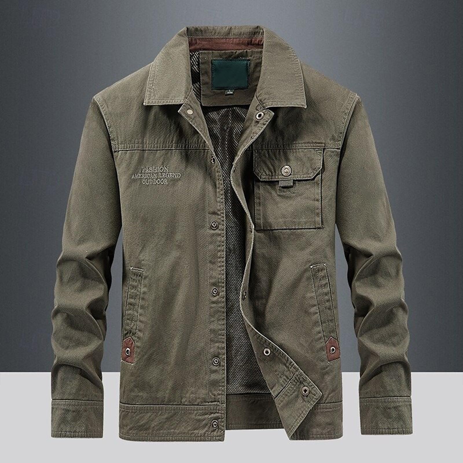Generico Giubbotto Invernale Uomo Antivento Maglione Softshell Giacche Cappotto Sportiva Giacca Casual Giubbino Abbigliamento