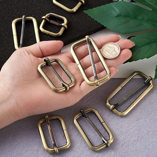 Miniatura 3 de Hebillas deslizantes de ajuste de hierro, Bronce antiguo