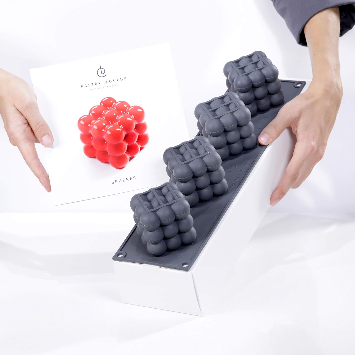 ORIGINAL silicone pastry baking mould for mousse cake Spheres small by world famous pastry chef Dinara Kasko
