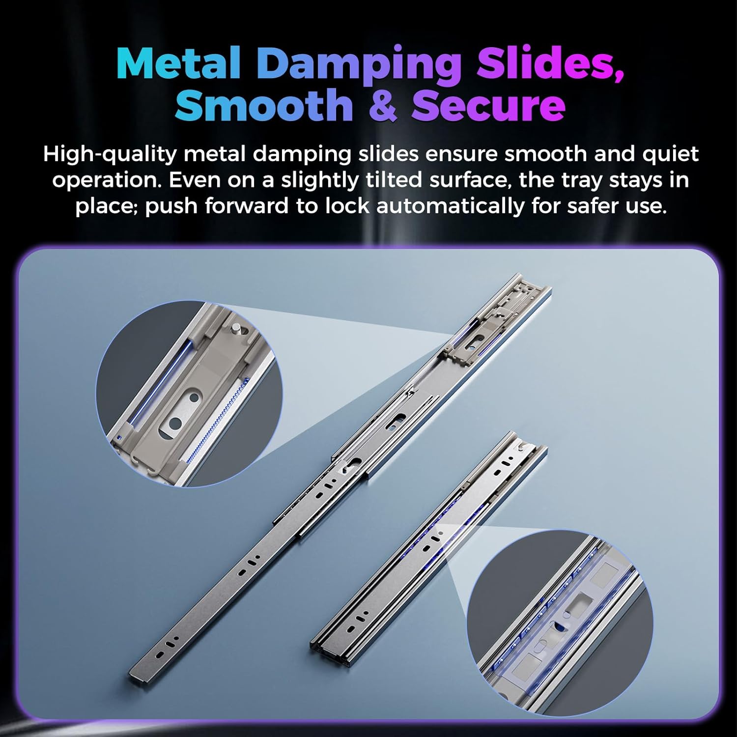 Creality Official CFS Workstand, Space-Saving Dual-Layer Pull-Out Shelves, 15kg Capacity per Layer with Metal Damping Slides, Quick-Accessing Anodizing Process Bracket for Filament Dryer & CFS Storage