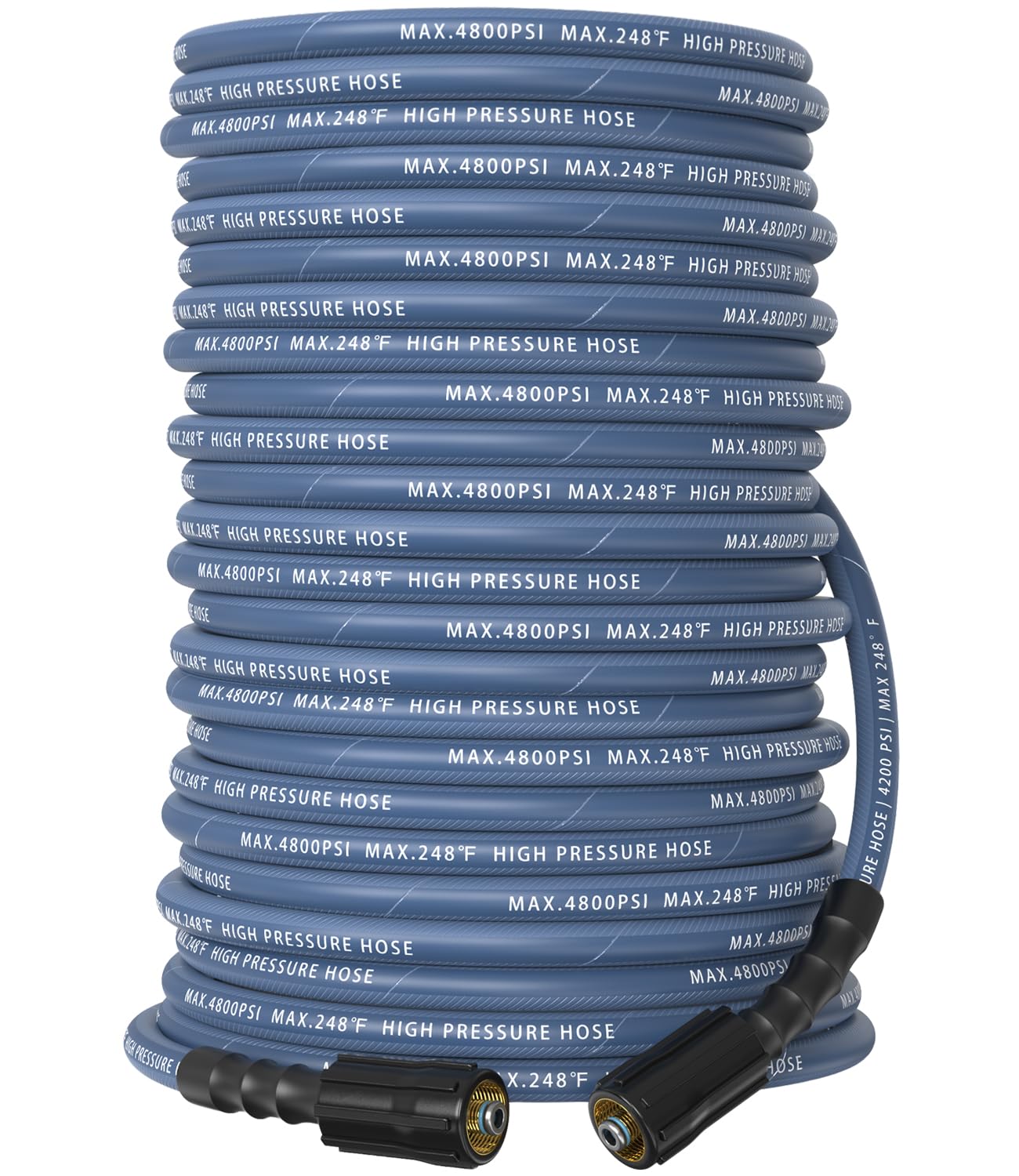 3/8" ID Pressure Washer Hose 150 ft, 4800 PSI M22-14mm Females