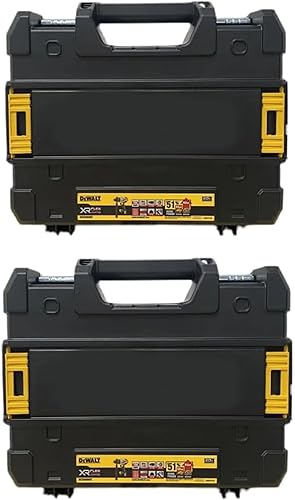 Paquete de 2 cajas de herramientas de taladro eléctrico DCD791 para DCD796 DCD999 DCD996 DCD999 negro piezas caja Asamblea nueva para Dewalt