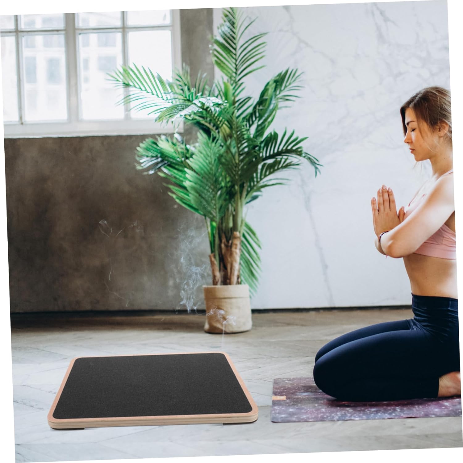 Balance Board for Adults Design for Yoga Coordination Training Durable Stability Seesaw for Home Gym Workouts Enhance Balance Body Coordination