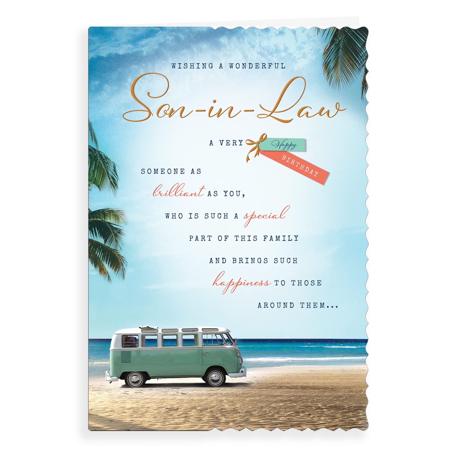 Piccadilly Greetings Avant Garde Studios Birthday Card Son In Law - 9 x 6 inches