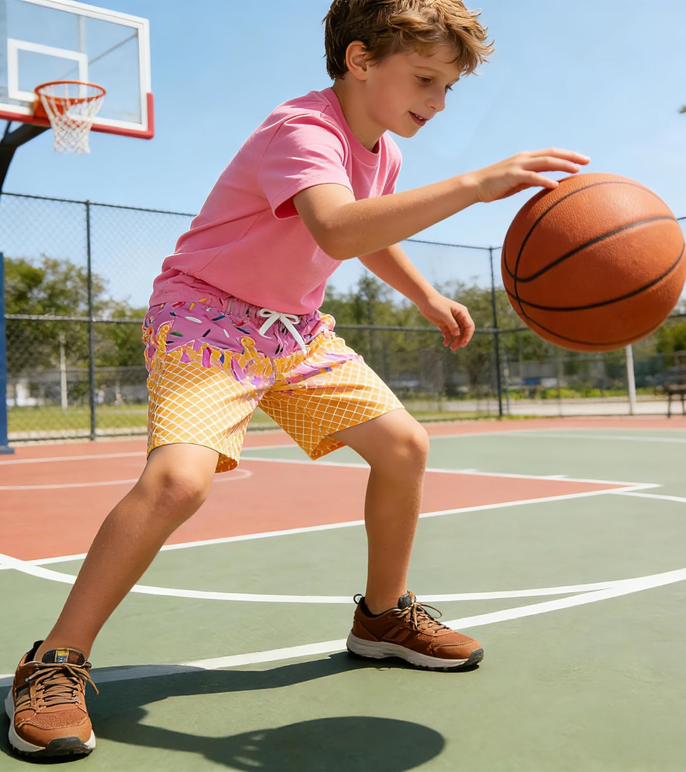 westwolf Boys Swim Trunks with Compression Liner Kids Bathing Suit 6-18 Years Swimwear - Image 3