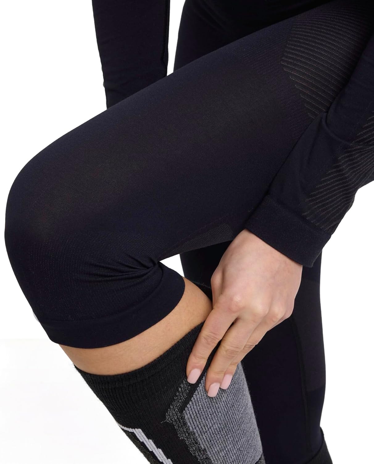 Falke Women's Warm 3/4 Tights 3/4 Sport Tights Base Layer Bottom, Thermal Underwear, 1 Pair - Image 8