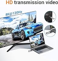 Vista 6 de Temdan USB to USB C Adapter,Car Charger OTG Converter Compatible with MacBook Pro Air 2024,Samsung Notebook and More Type C,for iPhone 17 16 15 Air