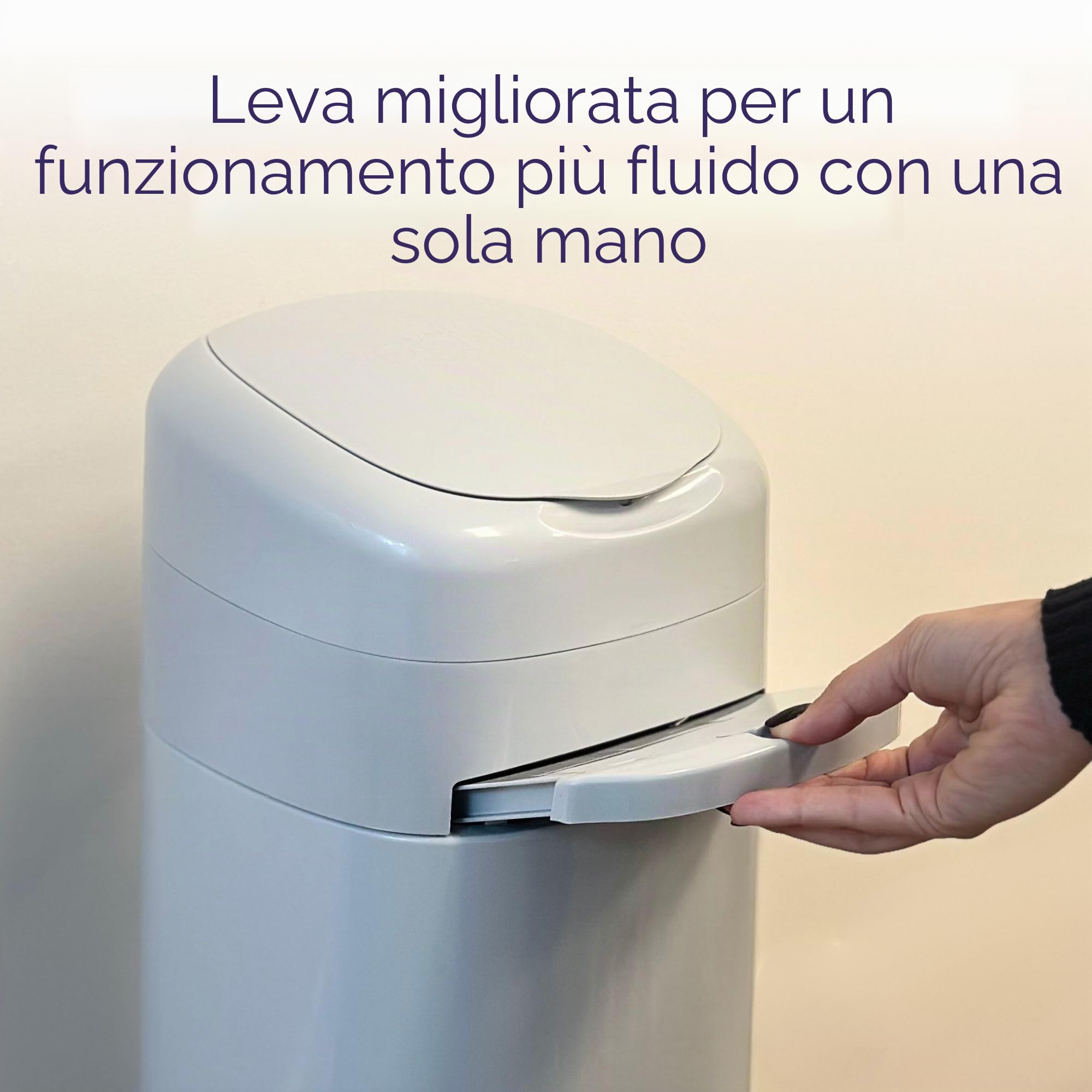Litter Genie XL+ Secchio | Sistema di smaltimento dei rifiuti della lettiera per Gatti per Il Controllo degli odori | Include 1 Sacchetto di Ricarica Jumbo