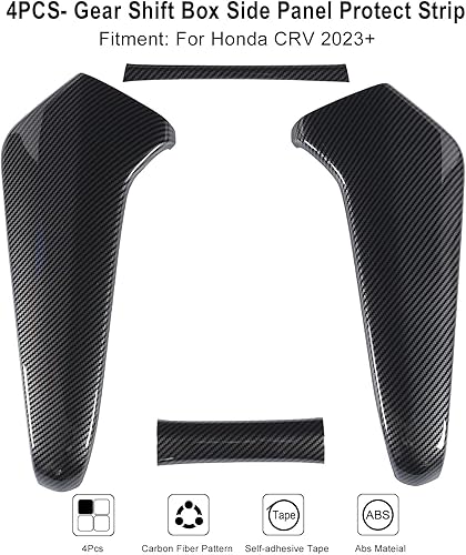 Miniatura 8 de Para Honda CRV 2023 2024 2025 LX EX EX-L, Sport Hybrid, Sport Touring Hybrid Panel protector de cambio de marchas híbrido, control central de grano